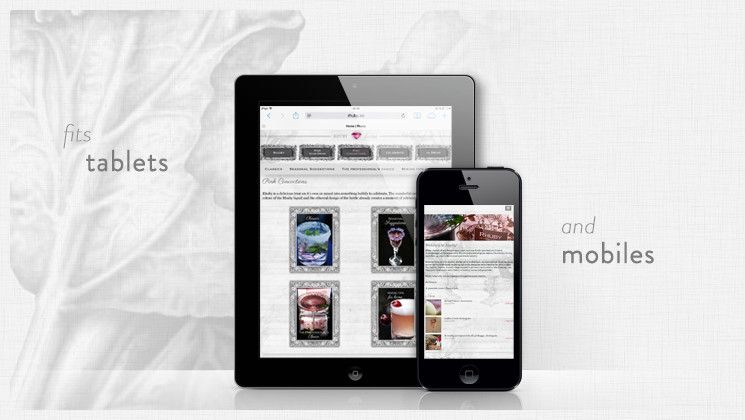 Rhuby tablet and mobile view