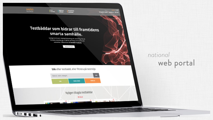 screenshot of swedishtestbeds.com